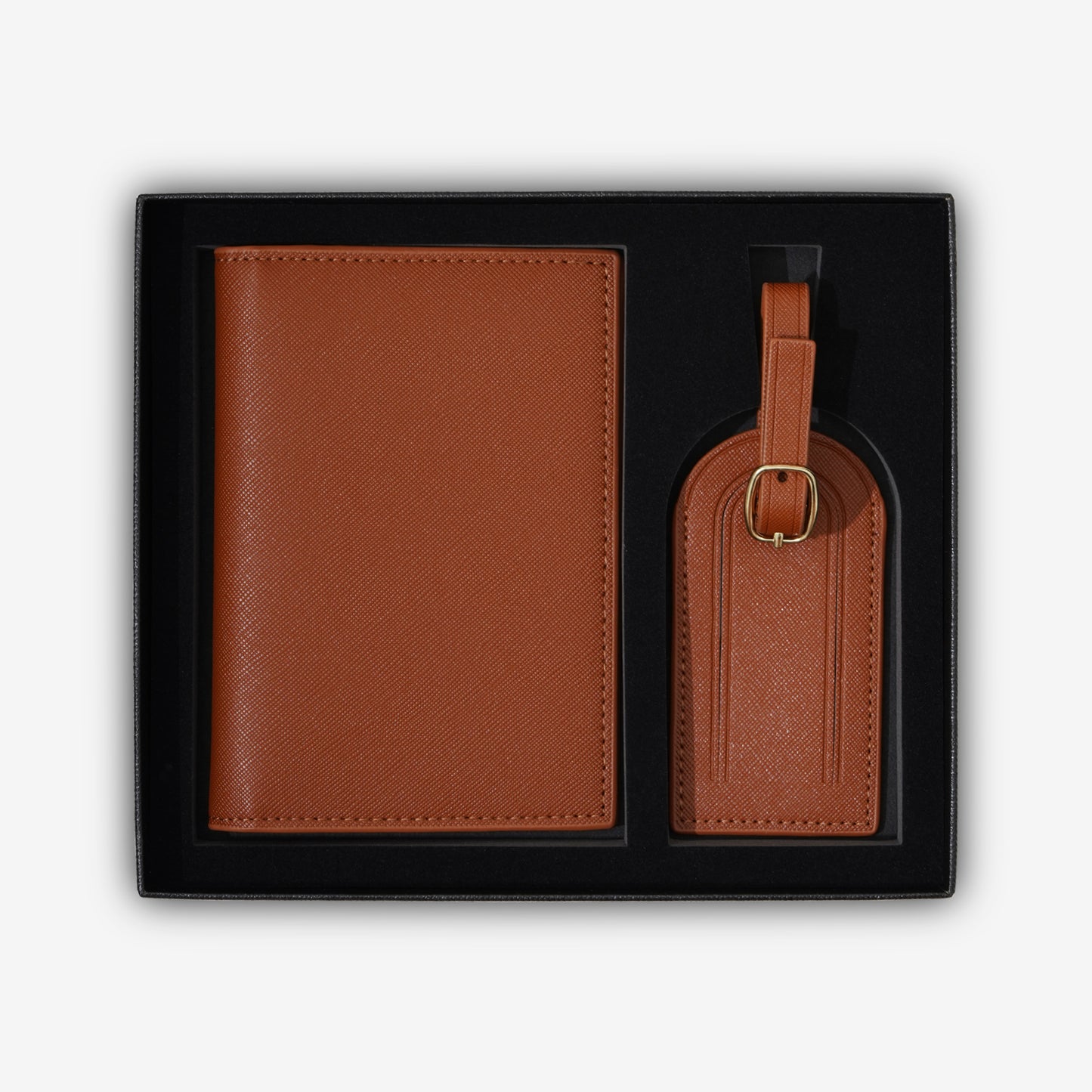 Passport & Luggage Set - Tan
