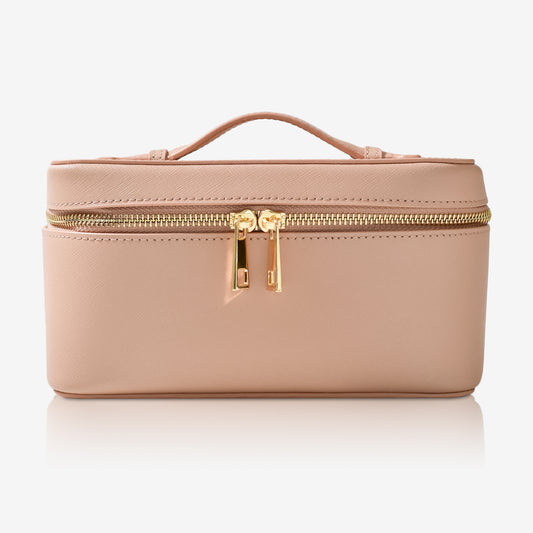 Small Personalised Vanity Case - Nude