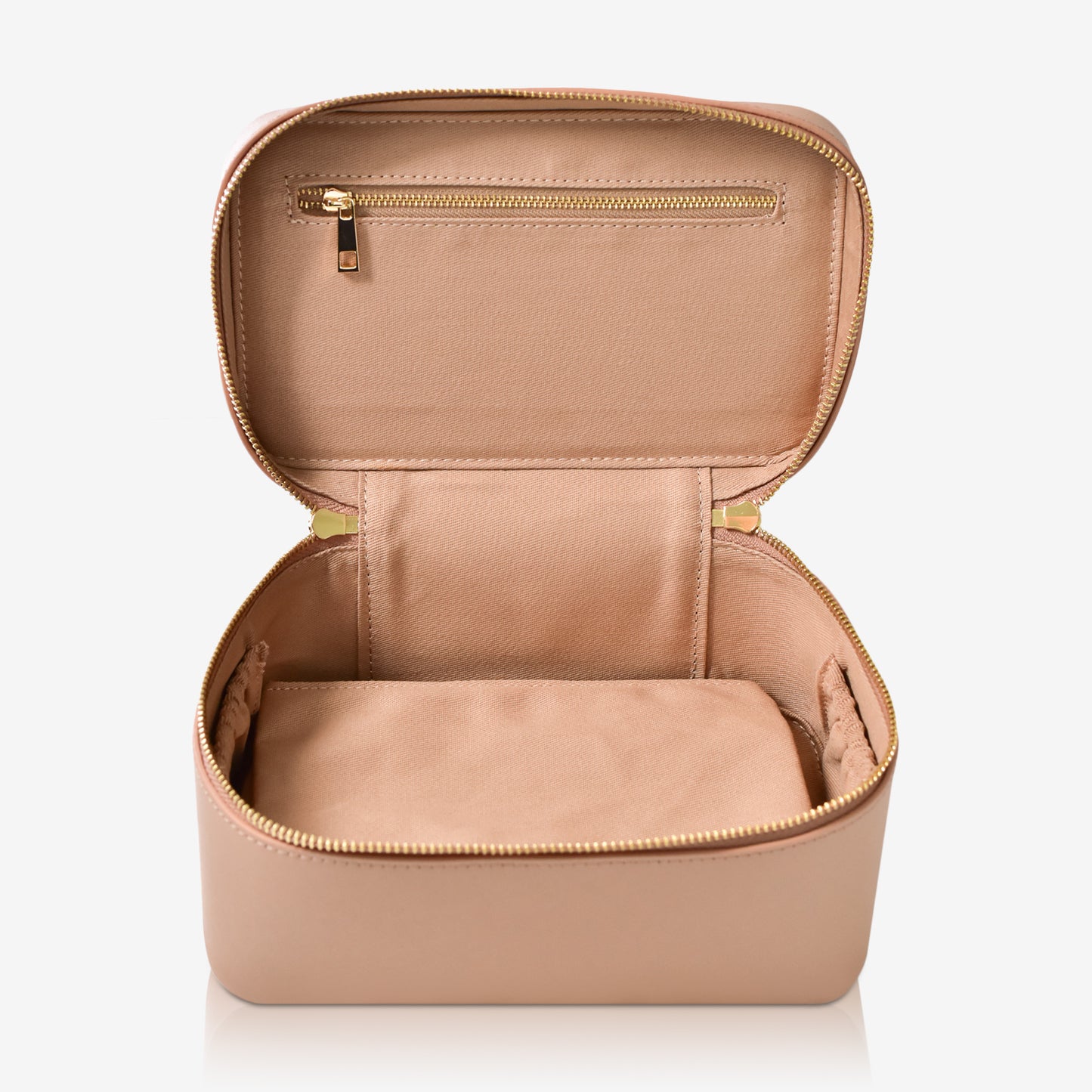 Small Personalised Vanity Case - Nude