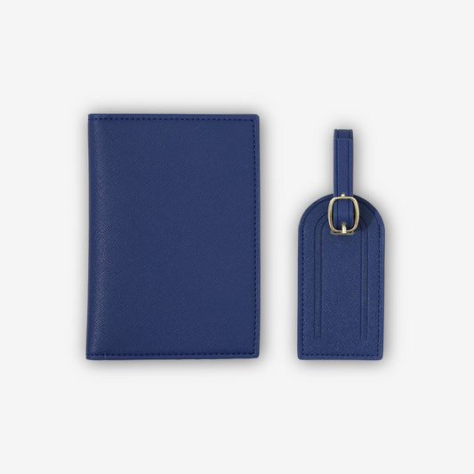 Passport & Luggage Set - Navy